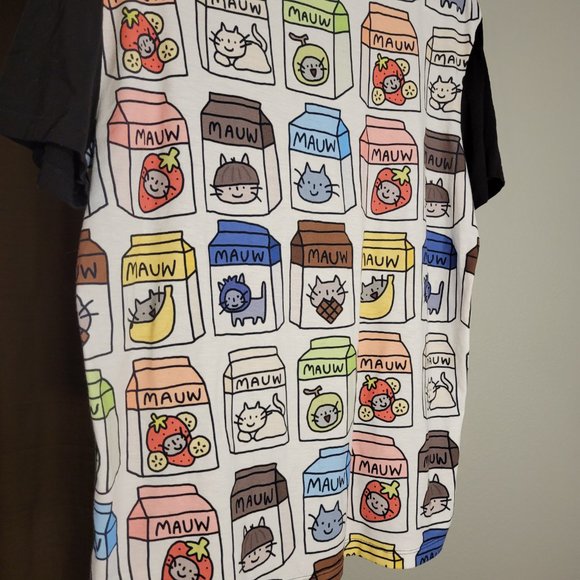 UNIQUE-MAUW MAUW MAUW MAUW CAT DESINGS TSHIRT - GREAT GIFT FOR THE CAT LOVER!!! - Picture 7 of 9